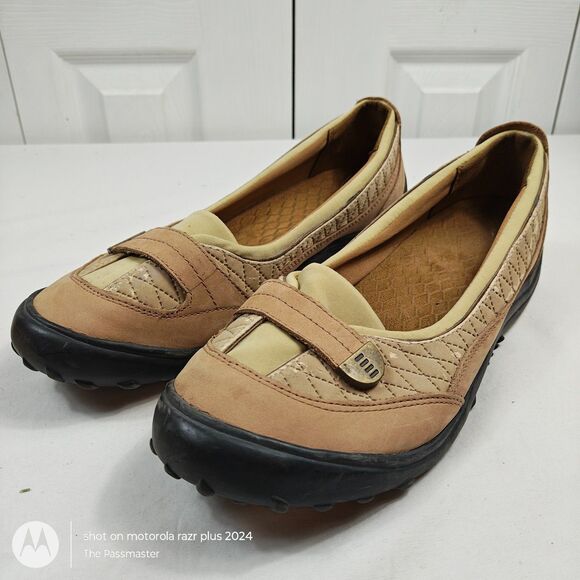 Women's LANDS' END NatureTex Suede Terrain Flats Slip-On Shoes US Size 11 - Picture 7 of 10